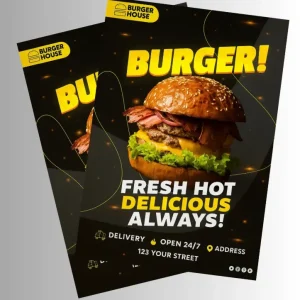flyer real size (glossy paper 200gsm)